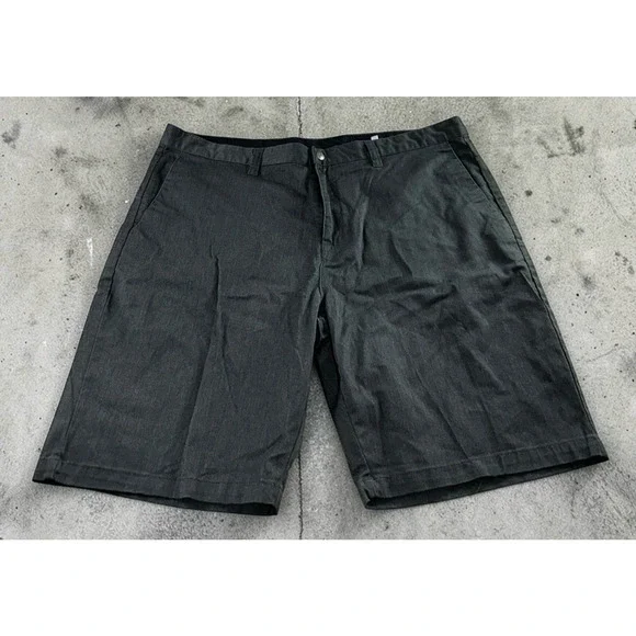 Men's Volcom Vmonty Charcoal Stretch Shorts Size 42 Skater Streetwear A09117V3 - Picture 1 of 7